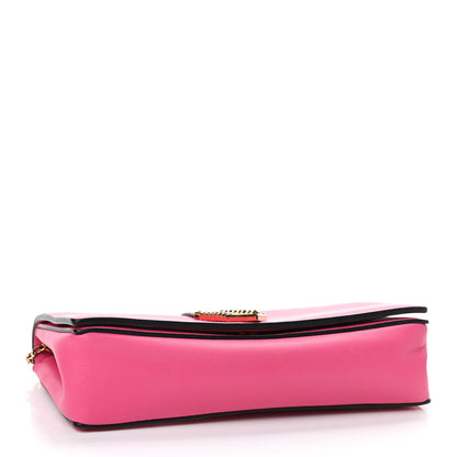 Valentino Garavani Vitello Chain Shoulder Bag Pink 3 of 7