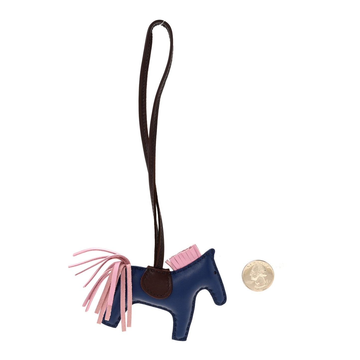 Milo Lambskin Grigri Rodeo Horse Bag Charm PM Rouge Sellier Mauve Sylvestre Bleu Saphir