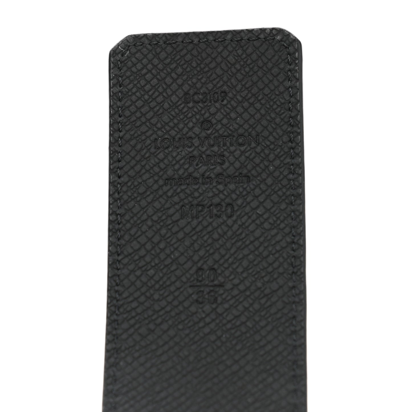 Monogram Eclipse Taiga 40mm LV Initiales Rainbow Reversible Belt 90 36