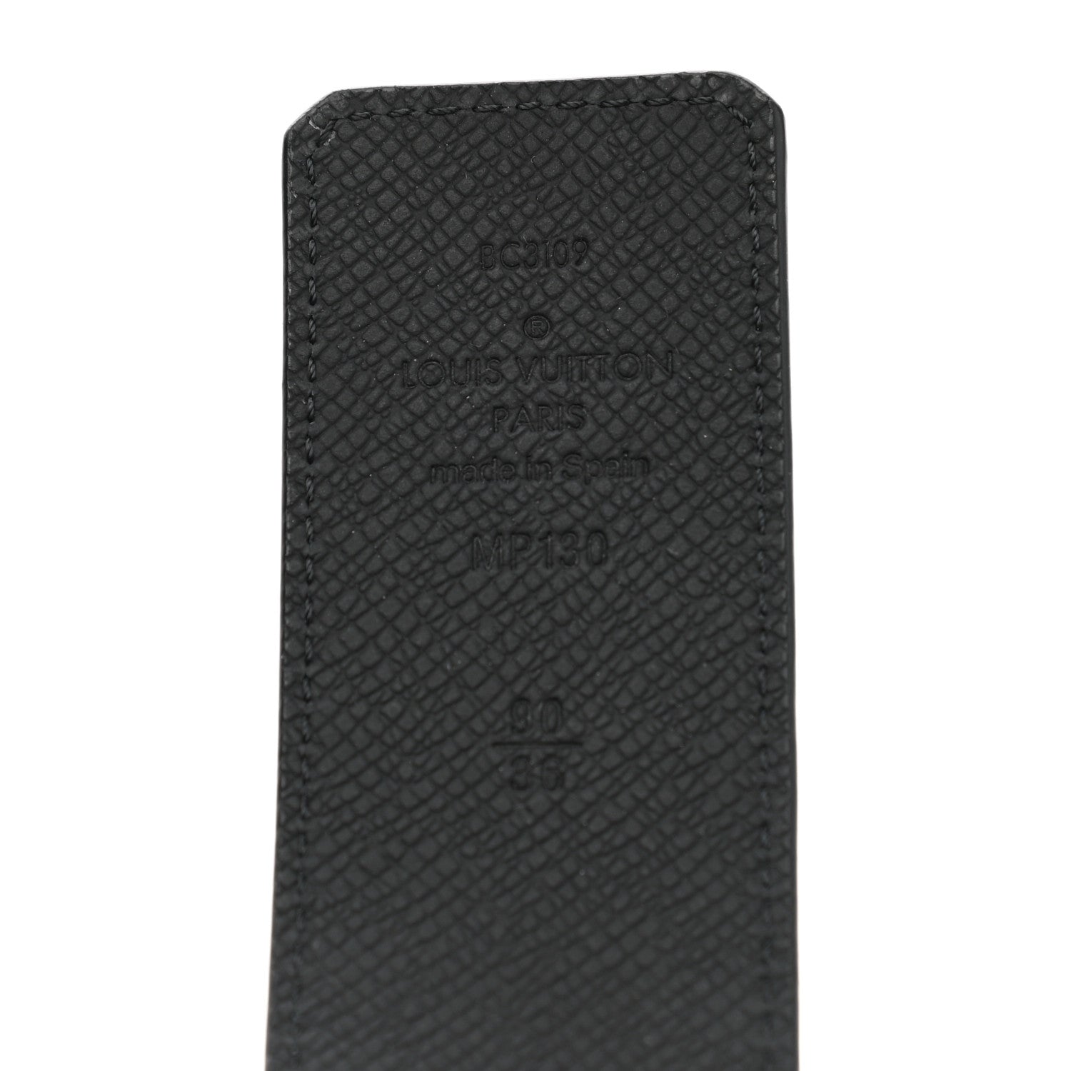 Louis Vuitton Monogram Eclipse Taiga 40mm LV Initiales Rainbow Reversible Belt 90 36 5 of 5