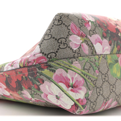 Gucci GG Supreme Monogram Blooms Medium Reversible Tote Beige Multicolor Dry Rose 11 of 17