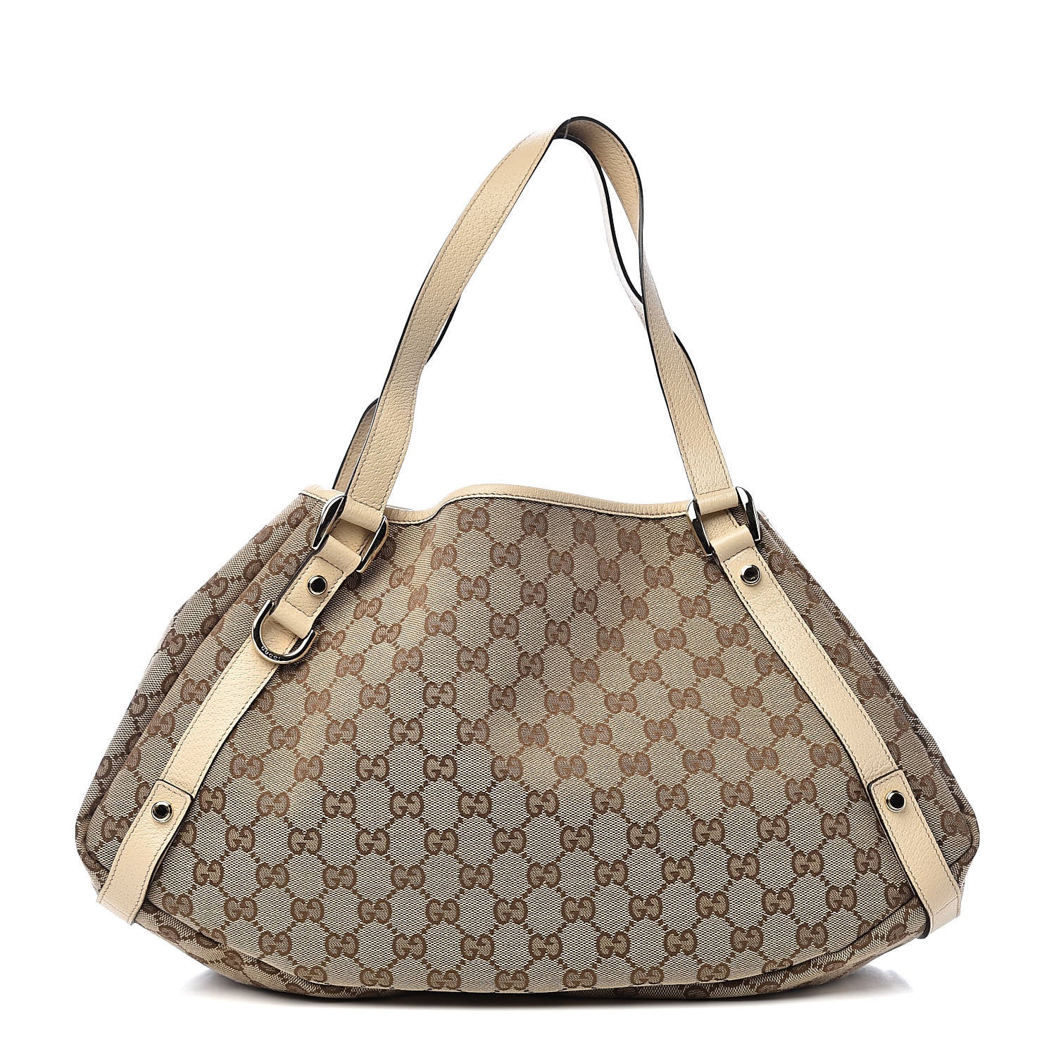 Gucci Monogram Medium Abbey Shoulder Bag Off White 1 of 10