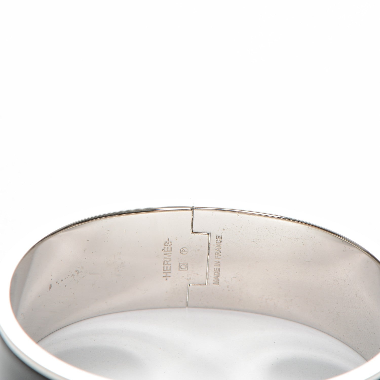 Hermes Enamel Wide Clic Clac H Bracelet GM Black 4 of 4