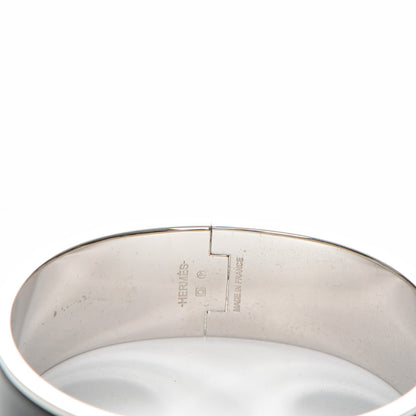 Hermes Enamel Wide Clic Clac H Bracelet GM Black 4 of 4