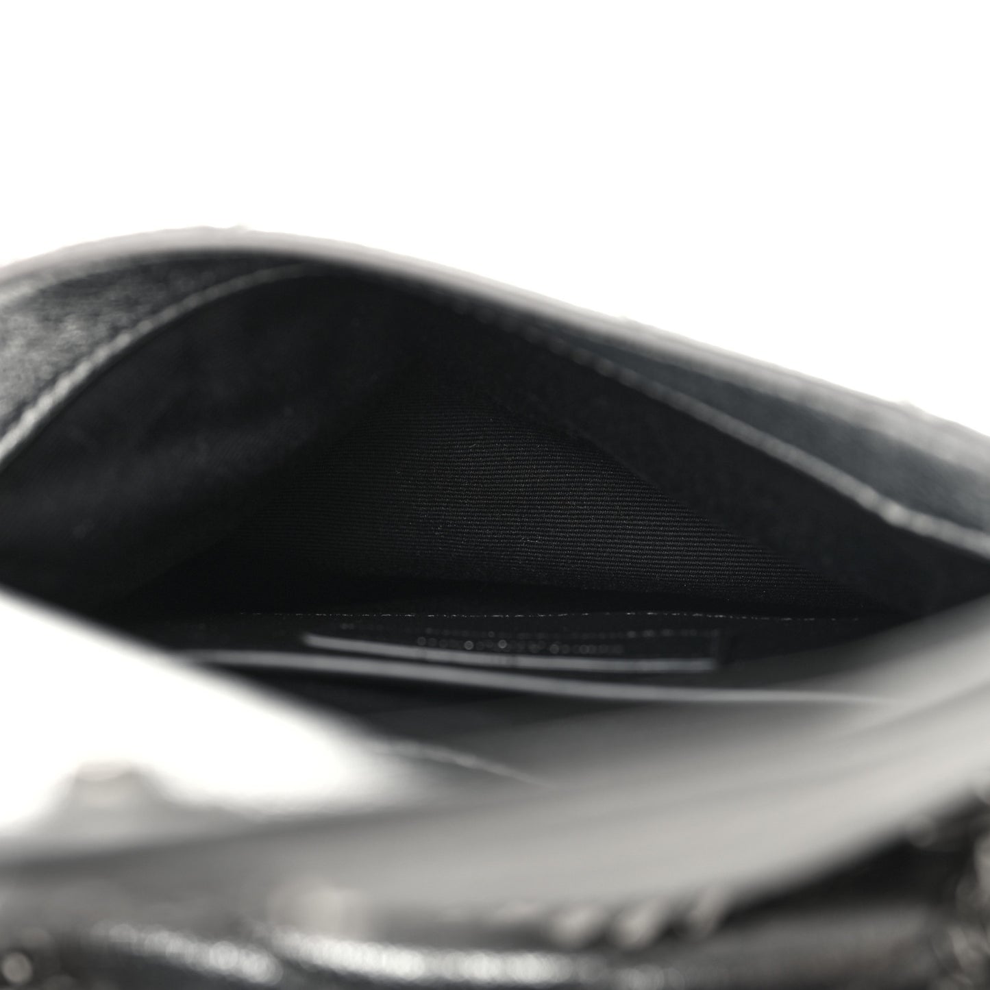 Metallic Lambskin Quilted Double Flap Bag Silver