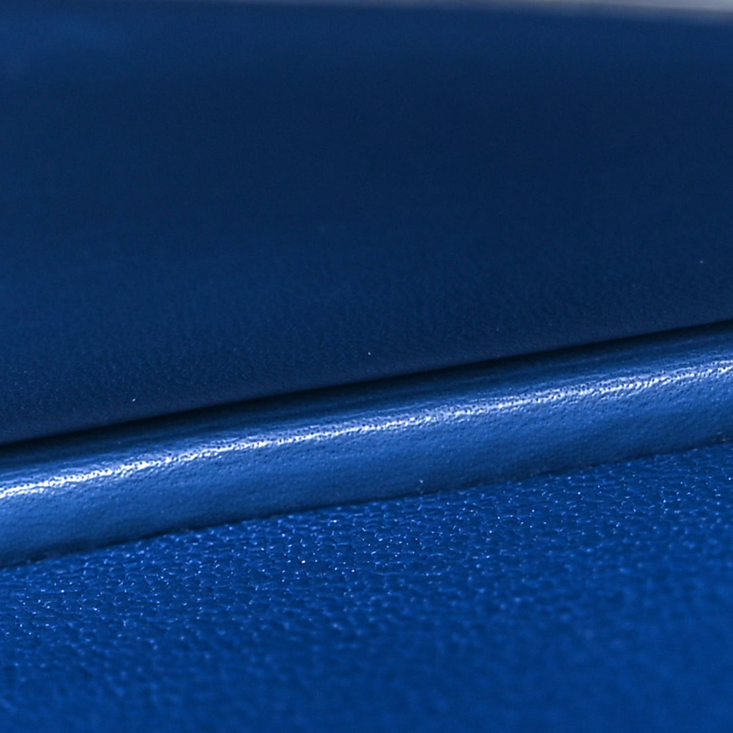 Chevre Mysore Bearn Gusset Wallet Bleu Saphir