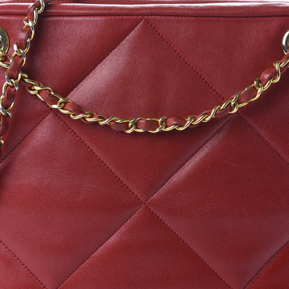 Chanel Lambskin Quilted Crossbody Red 11 of 11