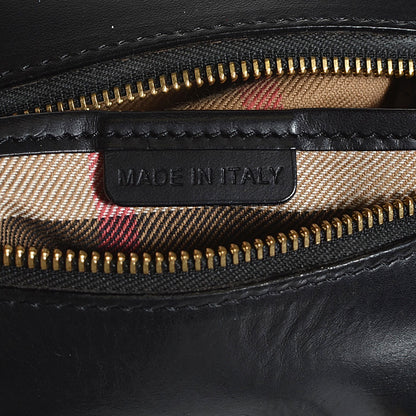 Burberry Soft Calfskin Small Alchester Bowling Bag Black 10 of 11