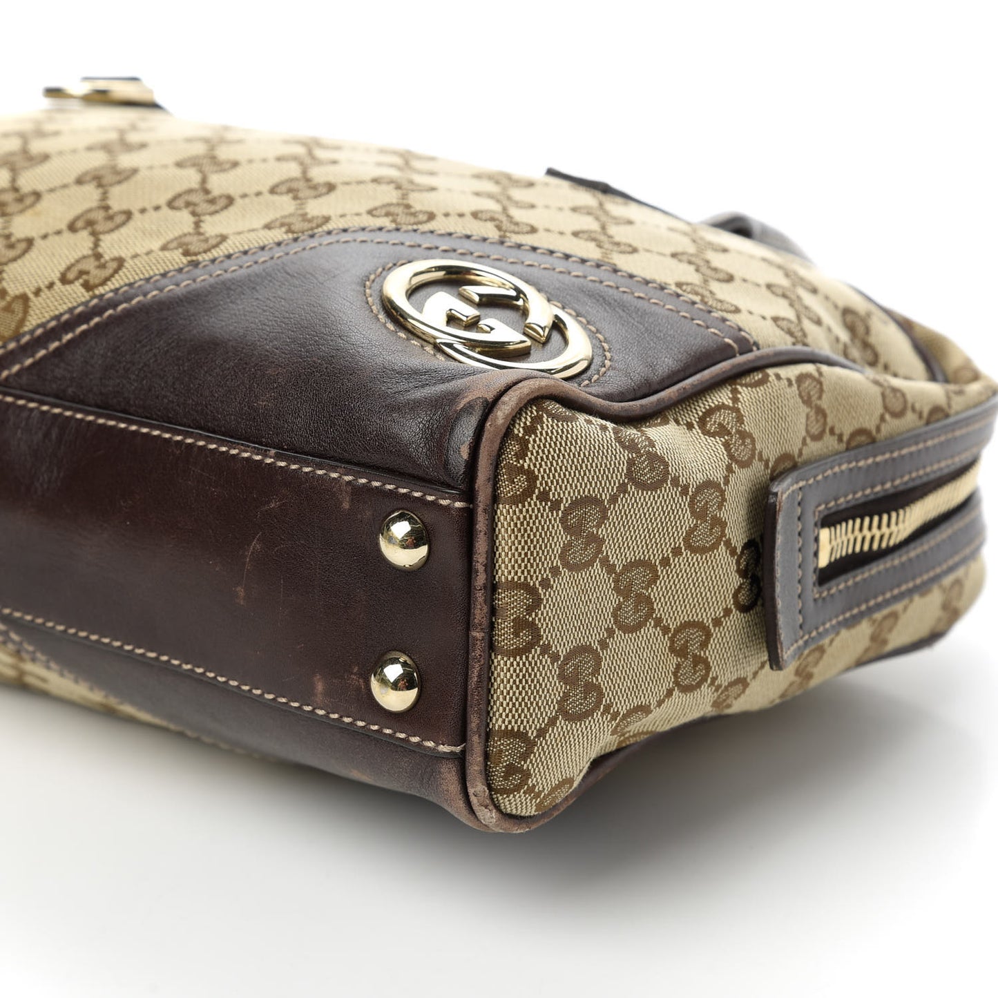 Monogram New Britt Medium Boston Dark Brown