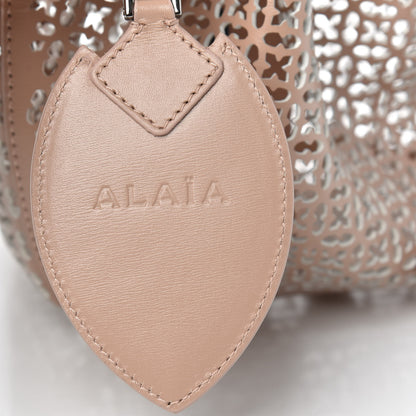Alaia Calfskin Laser Cut Grille Rose-Marie 19 Bag Sable 8 of 8