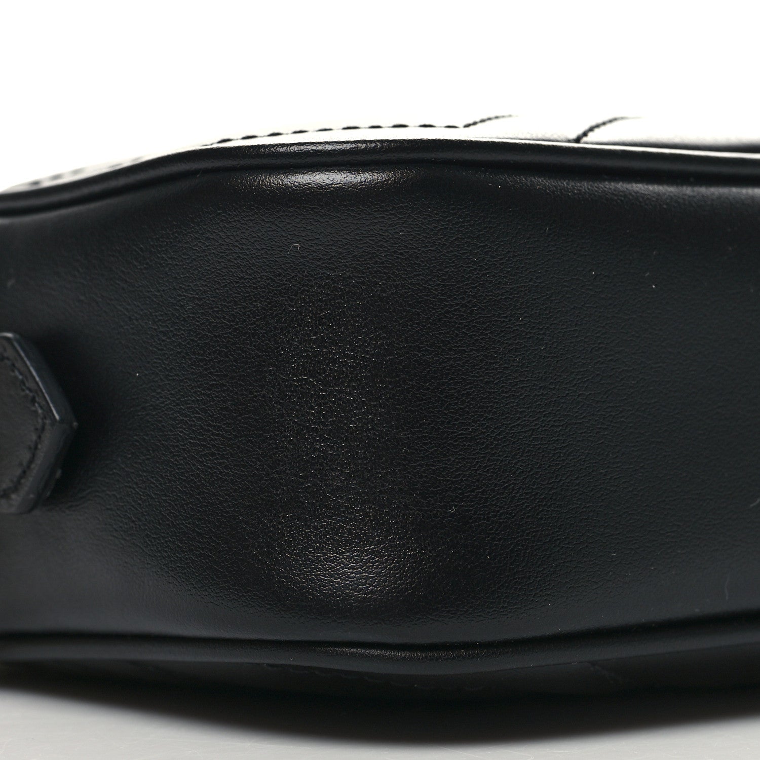 Gucci Calfskin Matelasse Mini GG Marmont Chain Shoulder Bag Black 9 of 10