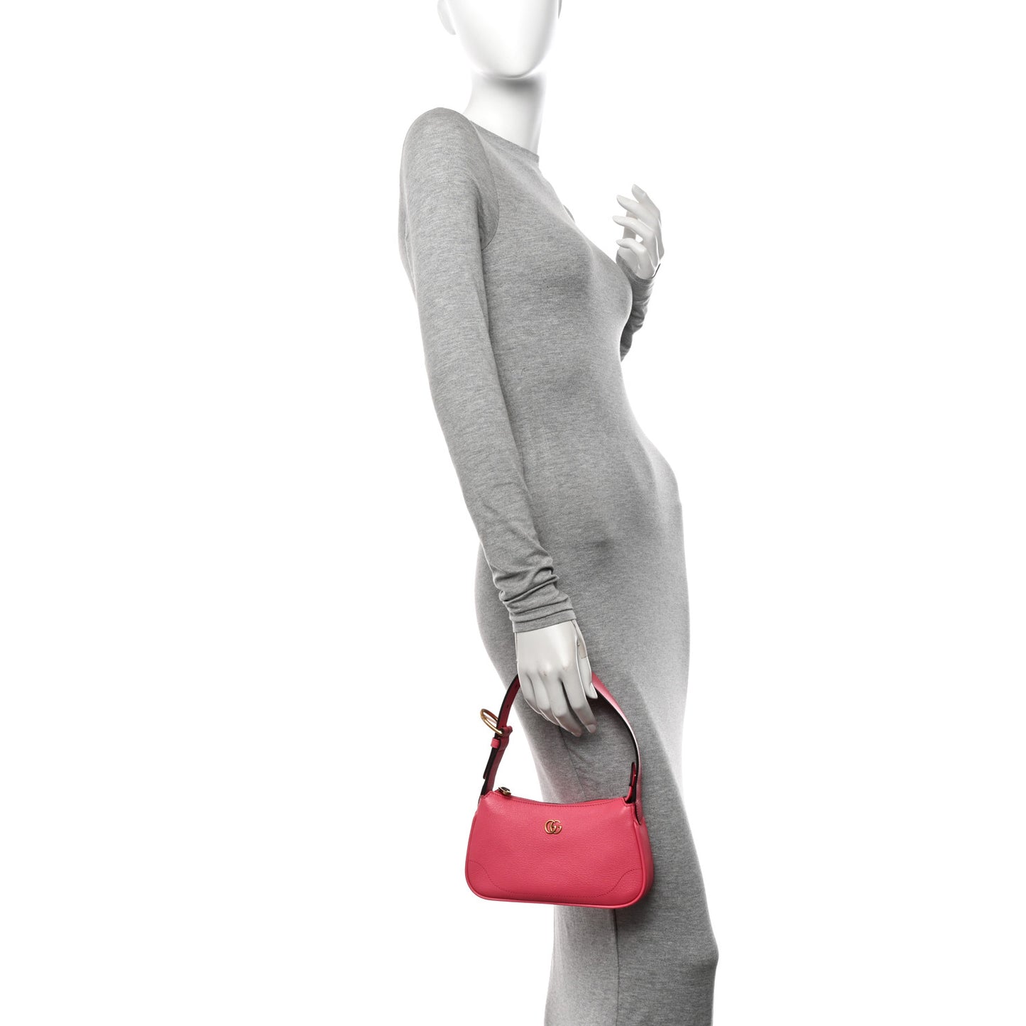 Goatskin Mini Aphrodite Shoulder Bag Rhodamine Pink