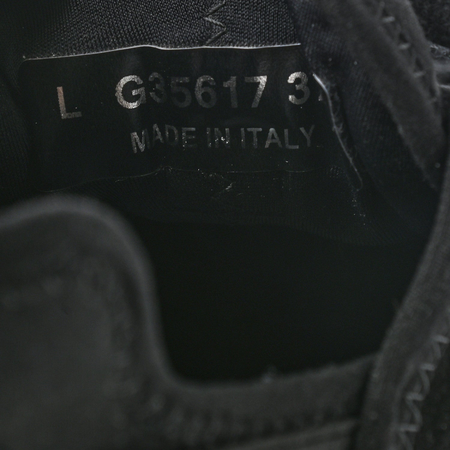 Chanel Velvet Calfskin Mixed Fibers CC Sneakers 37.5 Black 8 of 9