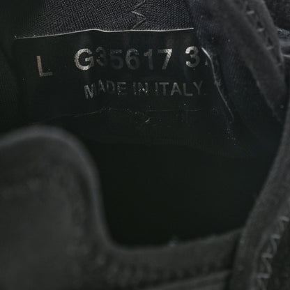 Chanel Velvet Calfskin Mixed Fibers CC Sneakers 37.5 Black 8 of 9