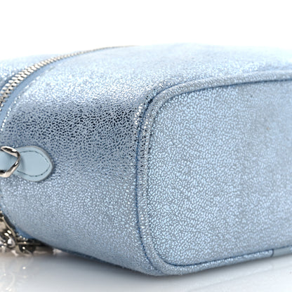 Stella McCartney Metallic Shaggy Deer Falabella Cosmetic Case Blue 9 of 11