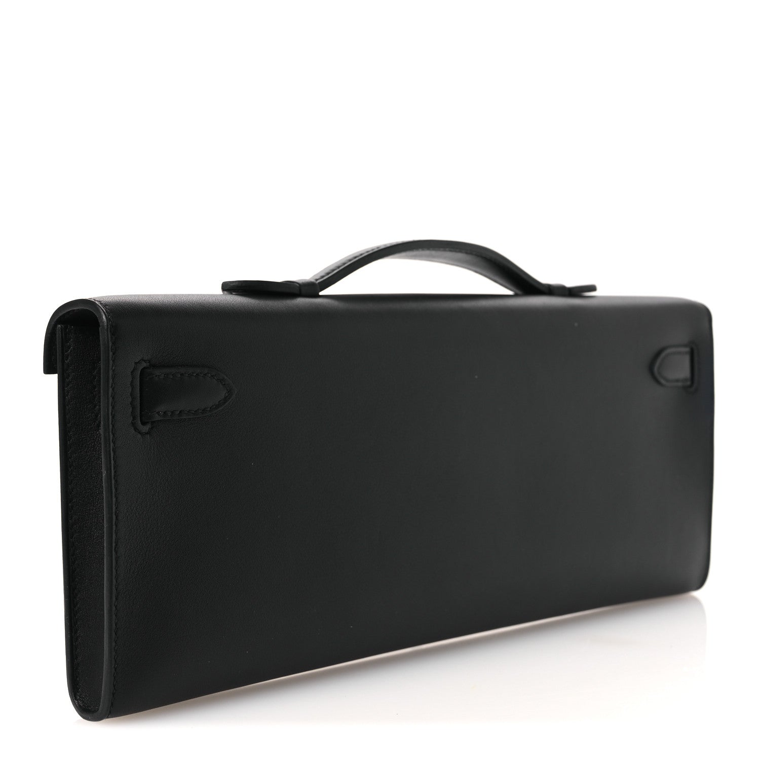 Hermes Swift Kelly Cut Clutch Pochette Black 3 of 13