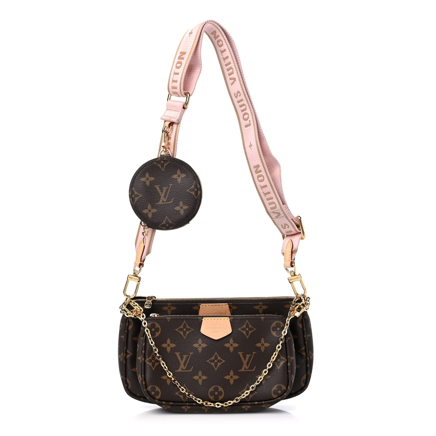 Monogram Multi Pochette Accessories Rose Clair