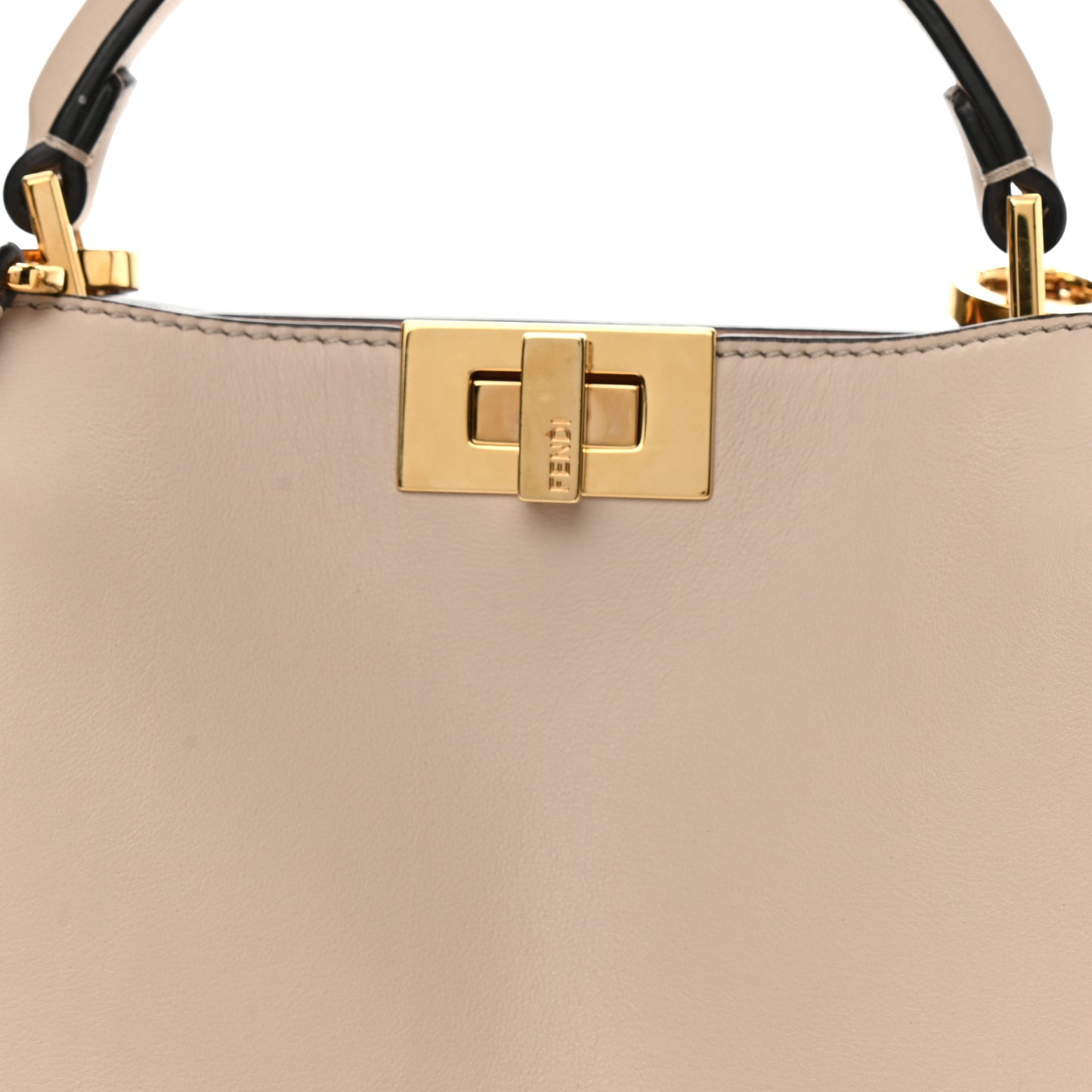 Vitello Tahiti Burro Medium Peekaboo Iconic Essentially Satchel Nuvola Rosa Bourbon