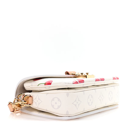 Louis Vuitton LV X TM Monogram Cerises Pochette Metis East West White 4 of 10