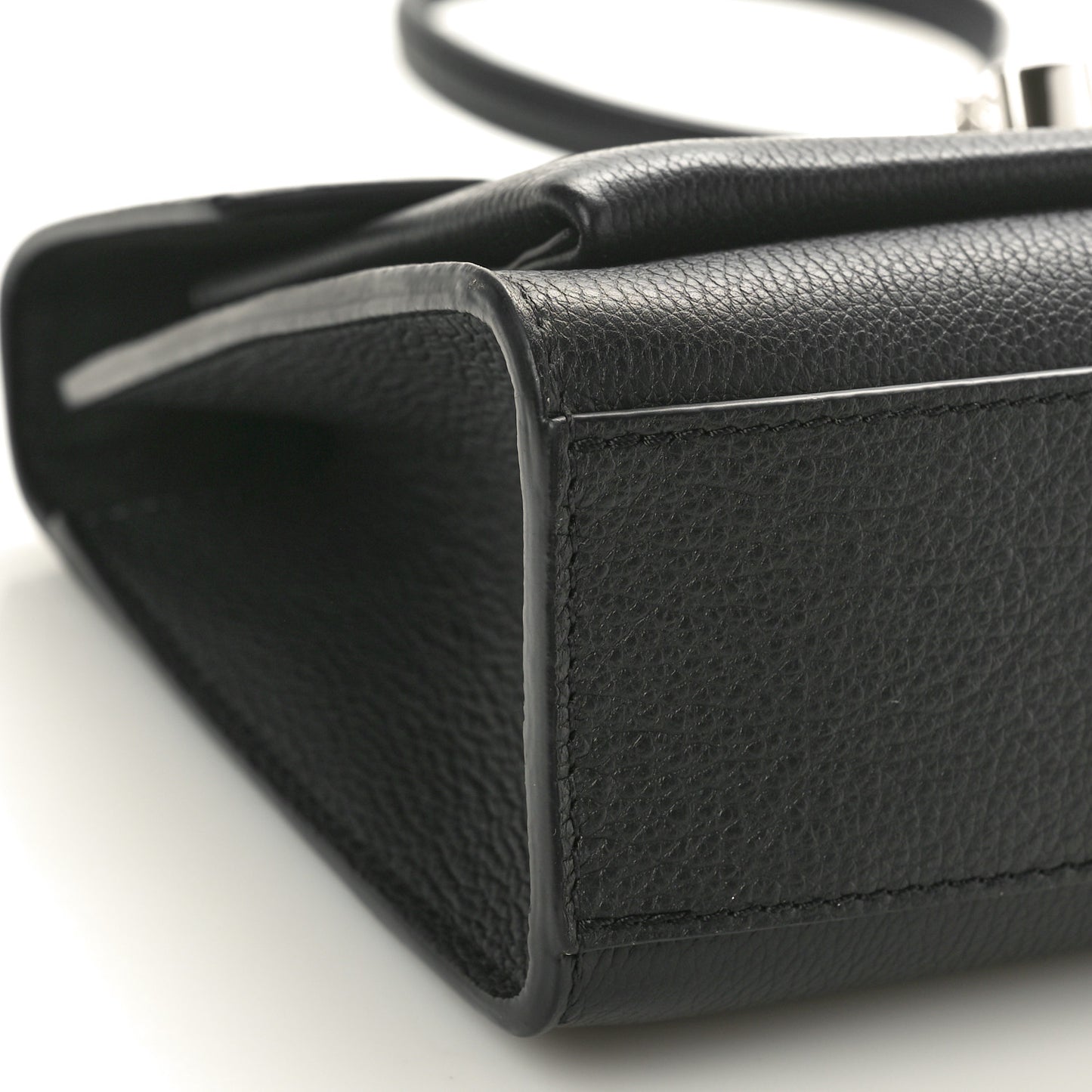 Soft Calfskin My Lockme Chain Bag BB Black
