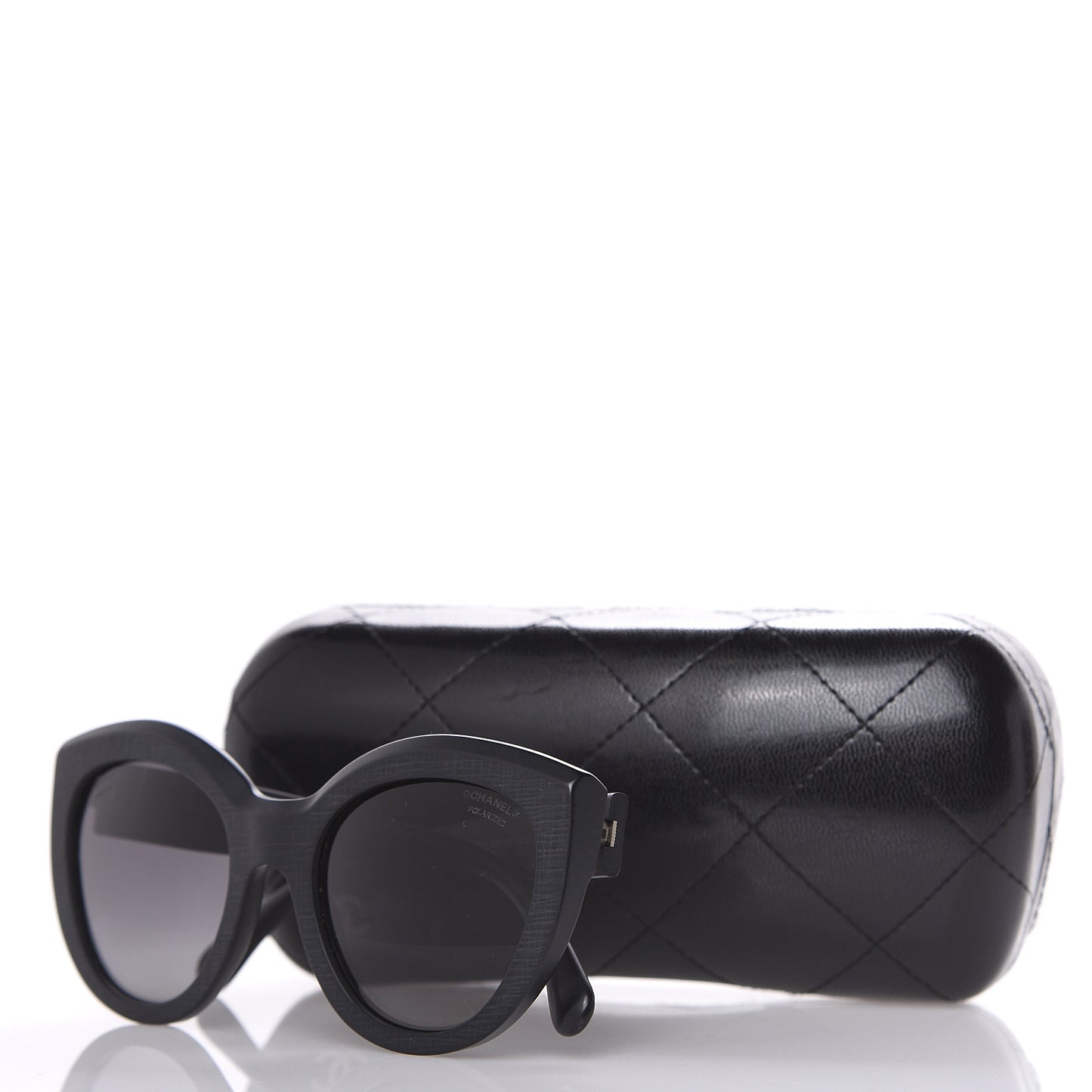 Acetate Polarized Butterfly Signature Sunglasses 5331 Black