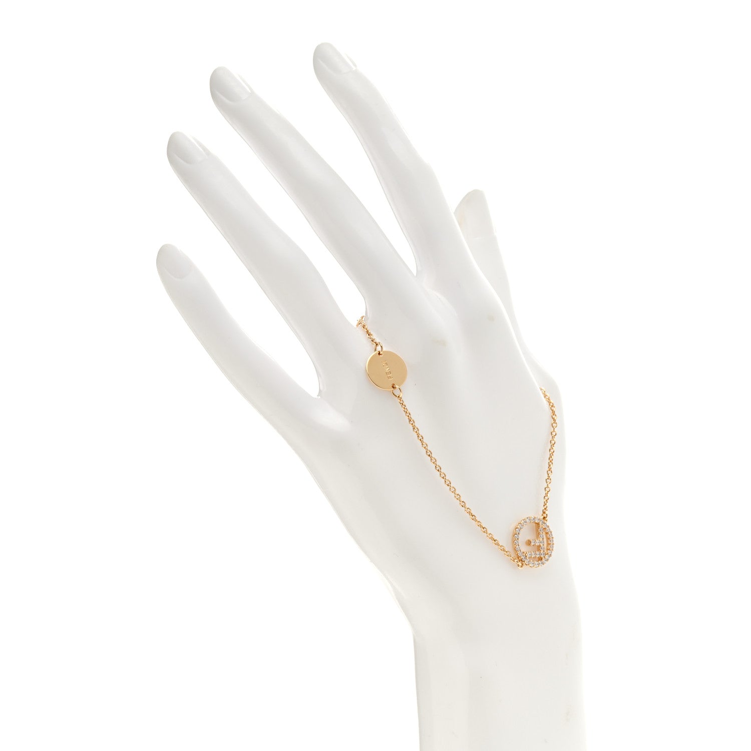 Fendi Metal Crystal F is Fendi Bracelet Gold 2 of 4