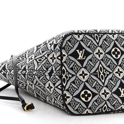 Louis Vuitton Jacquard Since 1854 Neverfull MM Grey 12 of 13