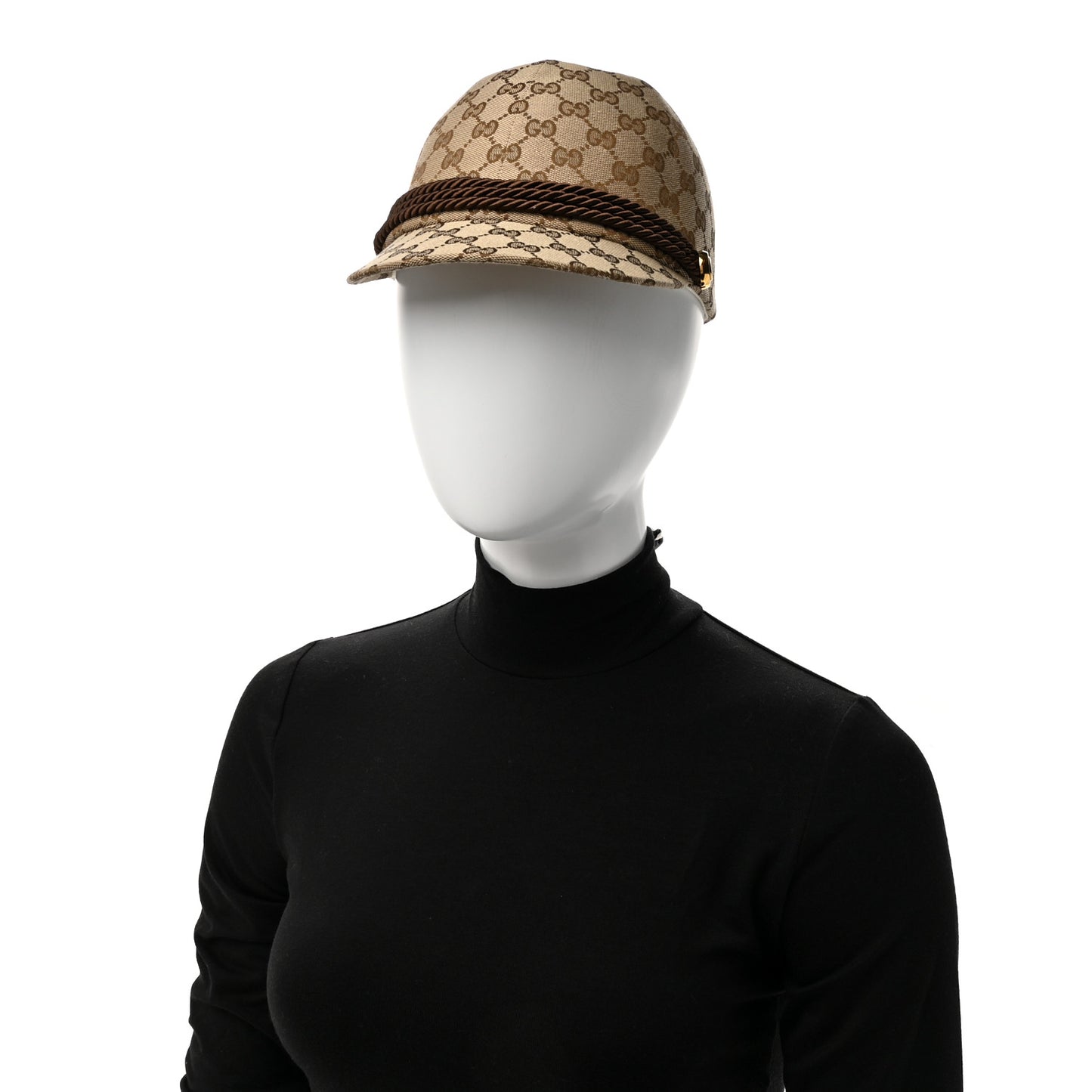 Monogram Torchon Ambassador Lady Cap M Beige Ebony Testa di Moro