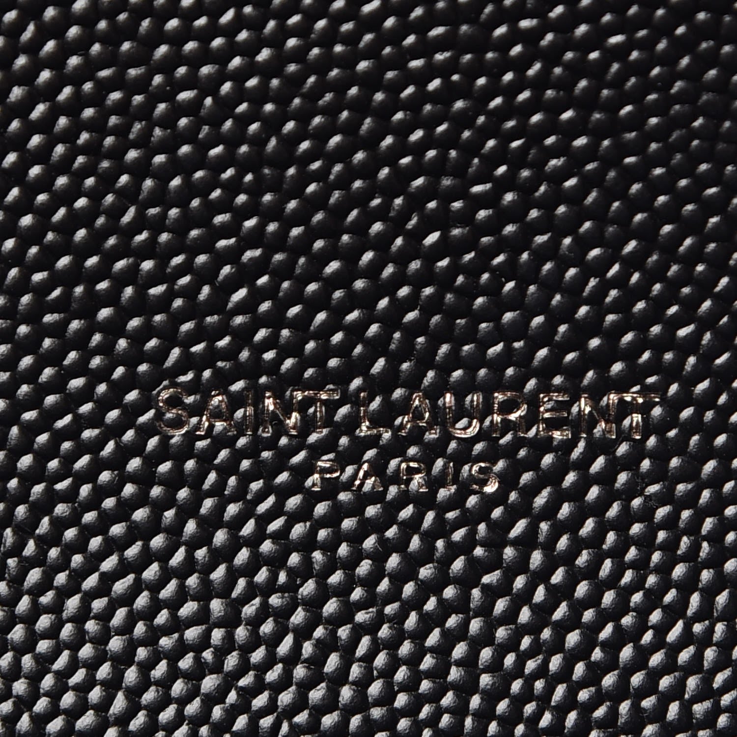 Saint Laurent Grain De Poudre Textured Mixed Matelasse Triquilt Medium Monogram Satchel Black 6 of 7
