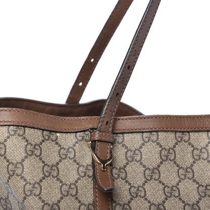 Gucci GG Supreme Monogram Medium Nice Tote Brown 11 of 17