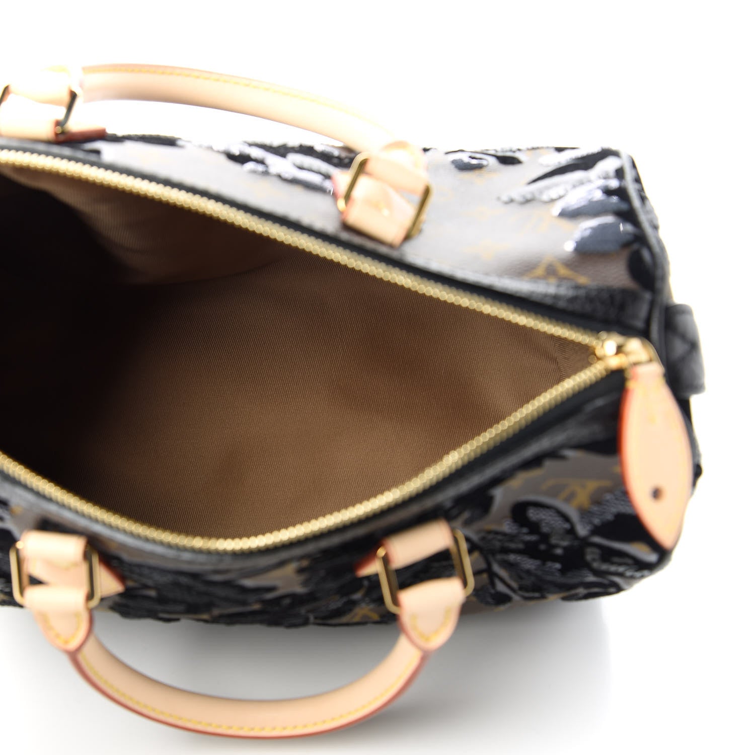 Louis Vuitton Monogram Fleur De Jais Sequins Speedy 30 5 of 10