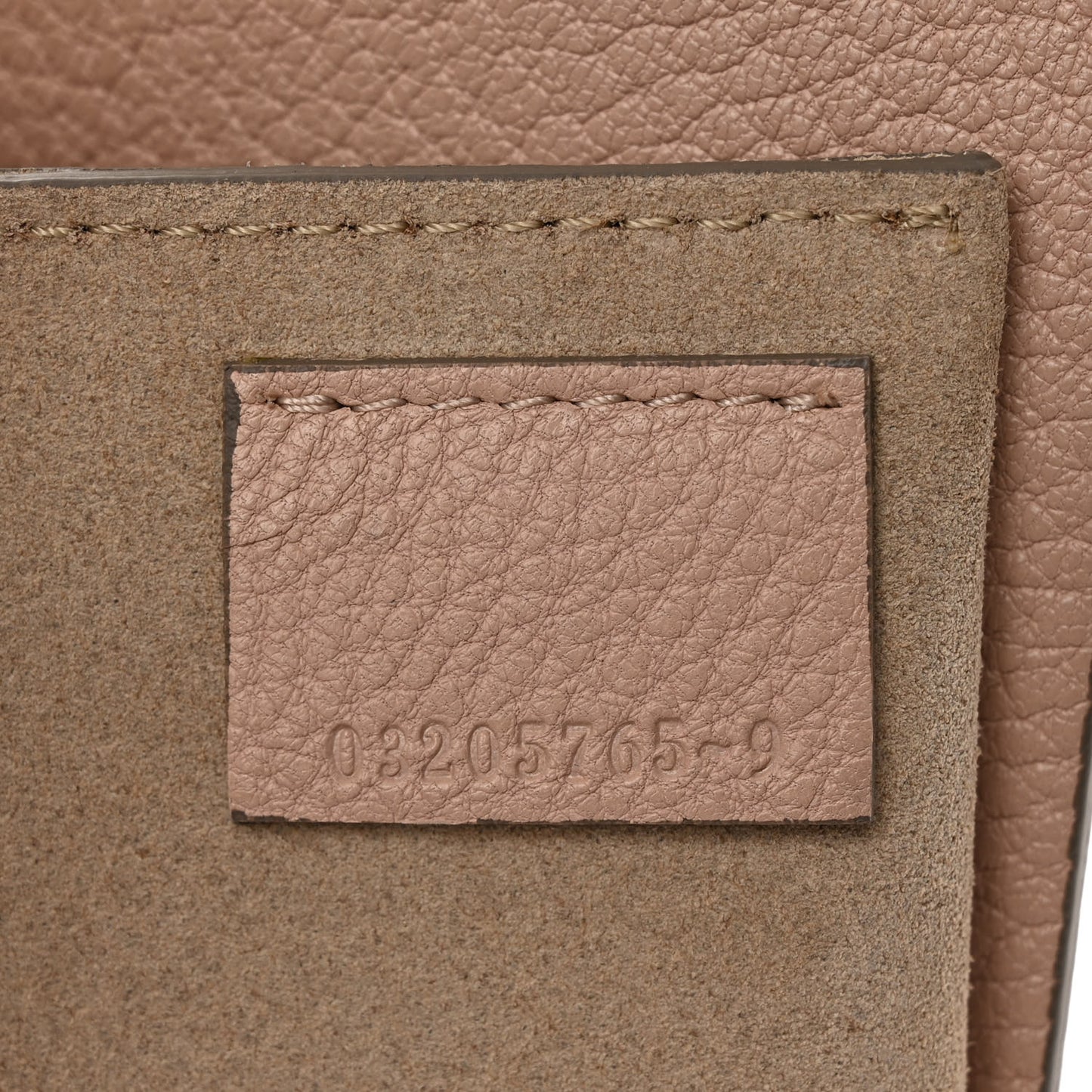 Grained Lambskin Medium Drew Shoulder Bag Cement Pink