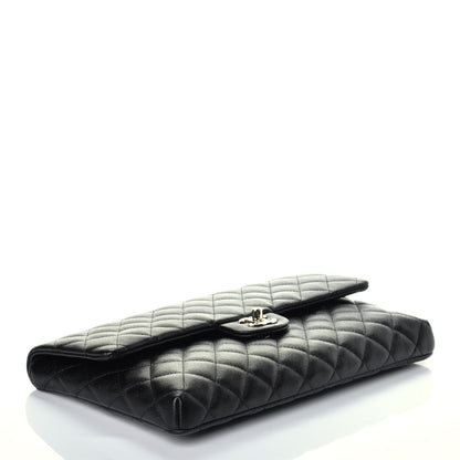 Chanel Caviar Quilted Flap Clutch Black 4 of 10