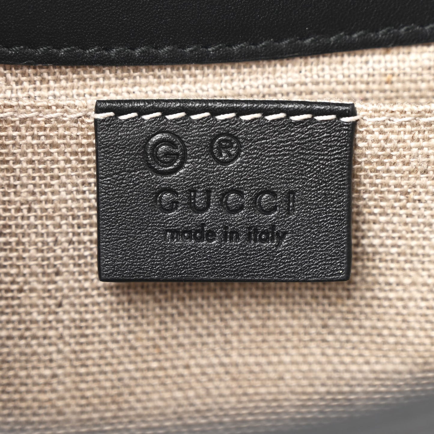 Microguccissima Medium Emily Chain Shoulder Bag Black