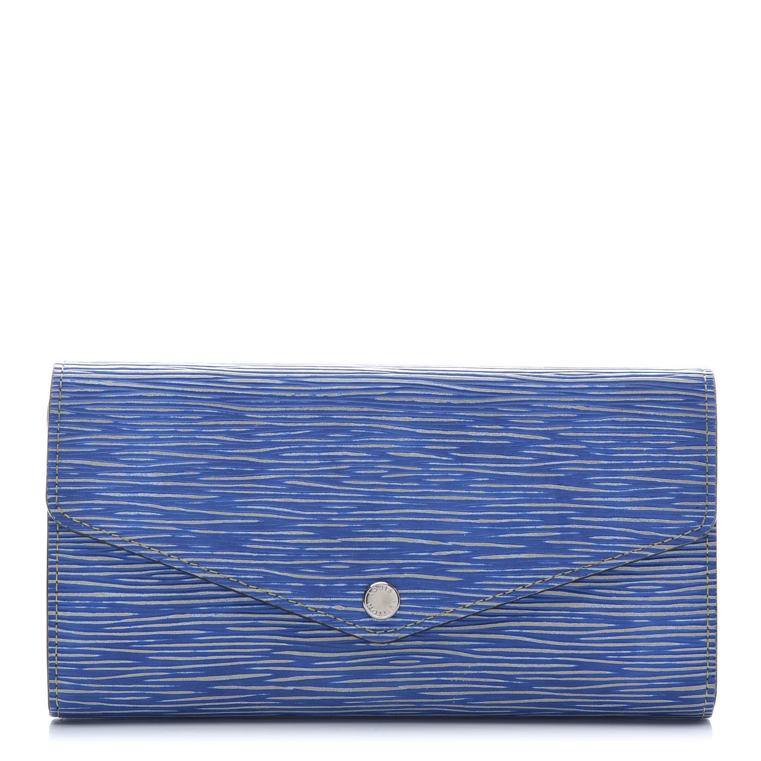 Louis Vuitton Epi Sarah Wallet NM Denim Light 1 of 8