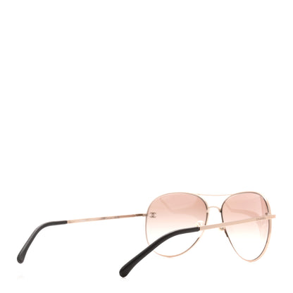 Chanel Metal Aviator CC Sunglasses 4189-T-Q Rose 4 of 8