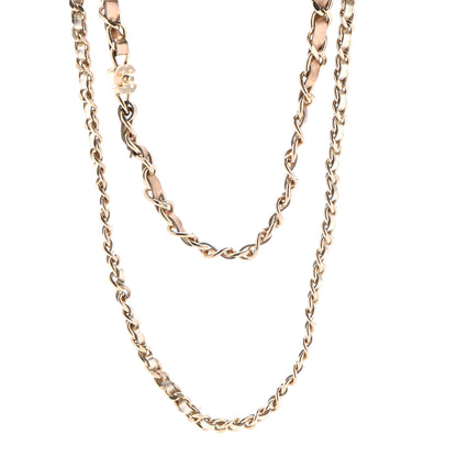 Chanel Lambskin CC Turnlock Long Necklace Gold 1 of 5