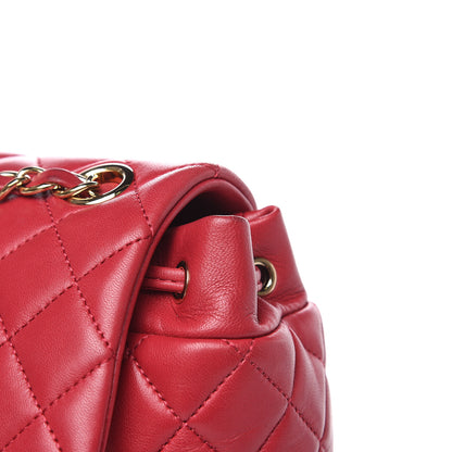 Chanel Lambskin Quilted Small Urban Spirit Backpack Red 11 of 17