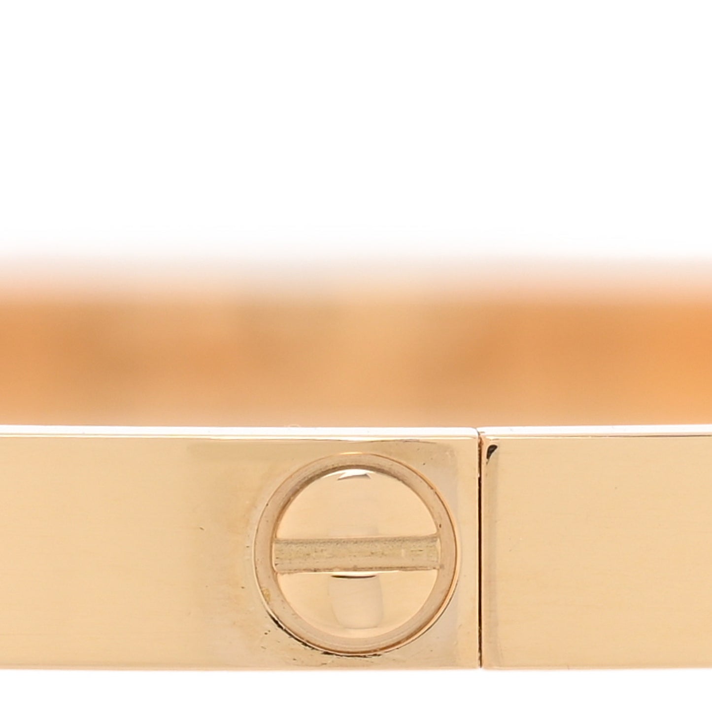 18K Yellow Gold 6 Diamond Small LOVE Bracelet 18