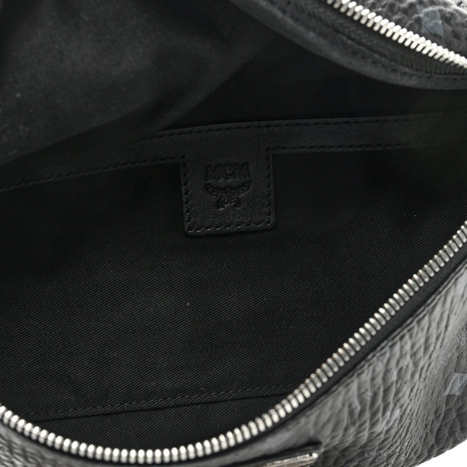 MCM Visetos Small Stark Belt Bag Black 5 of 8