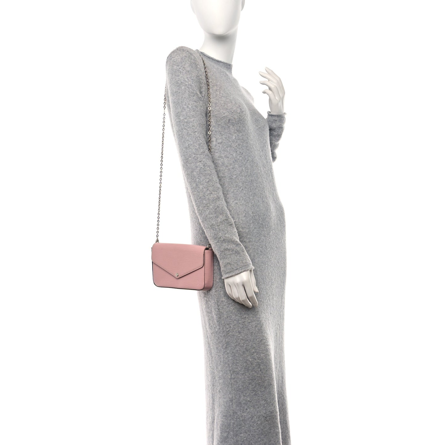 Epi Pochette Felicie Rose Ballerine