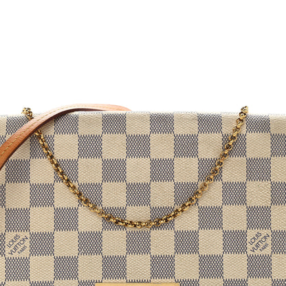 Louis Vuitton Damier Azur Favorite MM 8 of 15