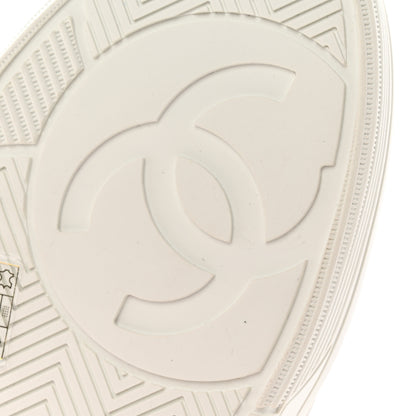 Chanel Calfskin CC Womens Sneakers 40.5 White 11 of 12