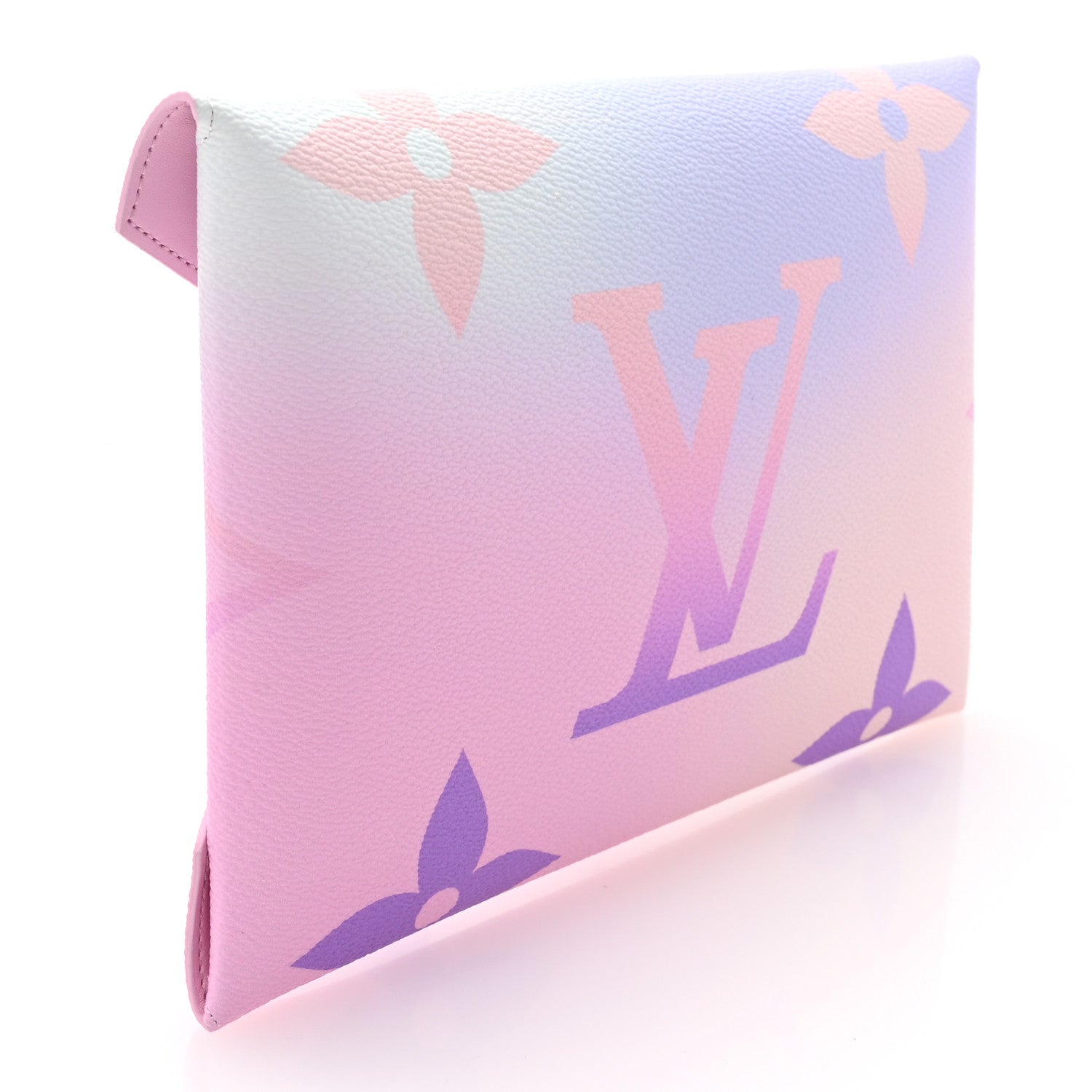 Louis Vuitton Monogram Giant Spring in the City Kirigami Pochette Set Sunrise Pastel Midnight Fuchsia Sunset Kaki 4 of 9