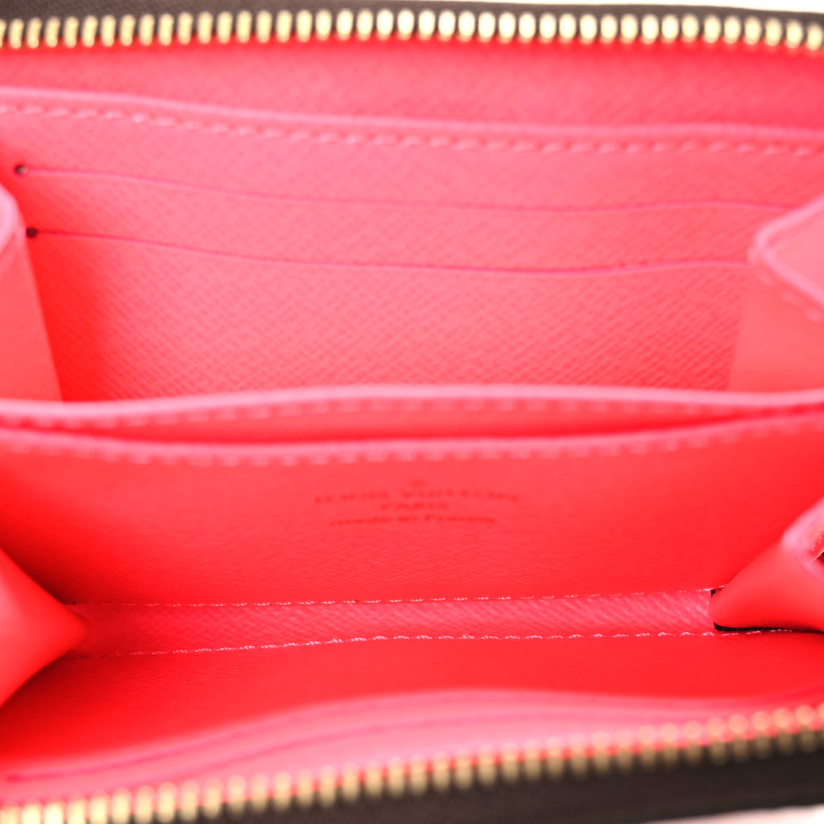 Monogram Graffiti Zippy Coin Purse Fuchsia