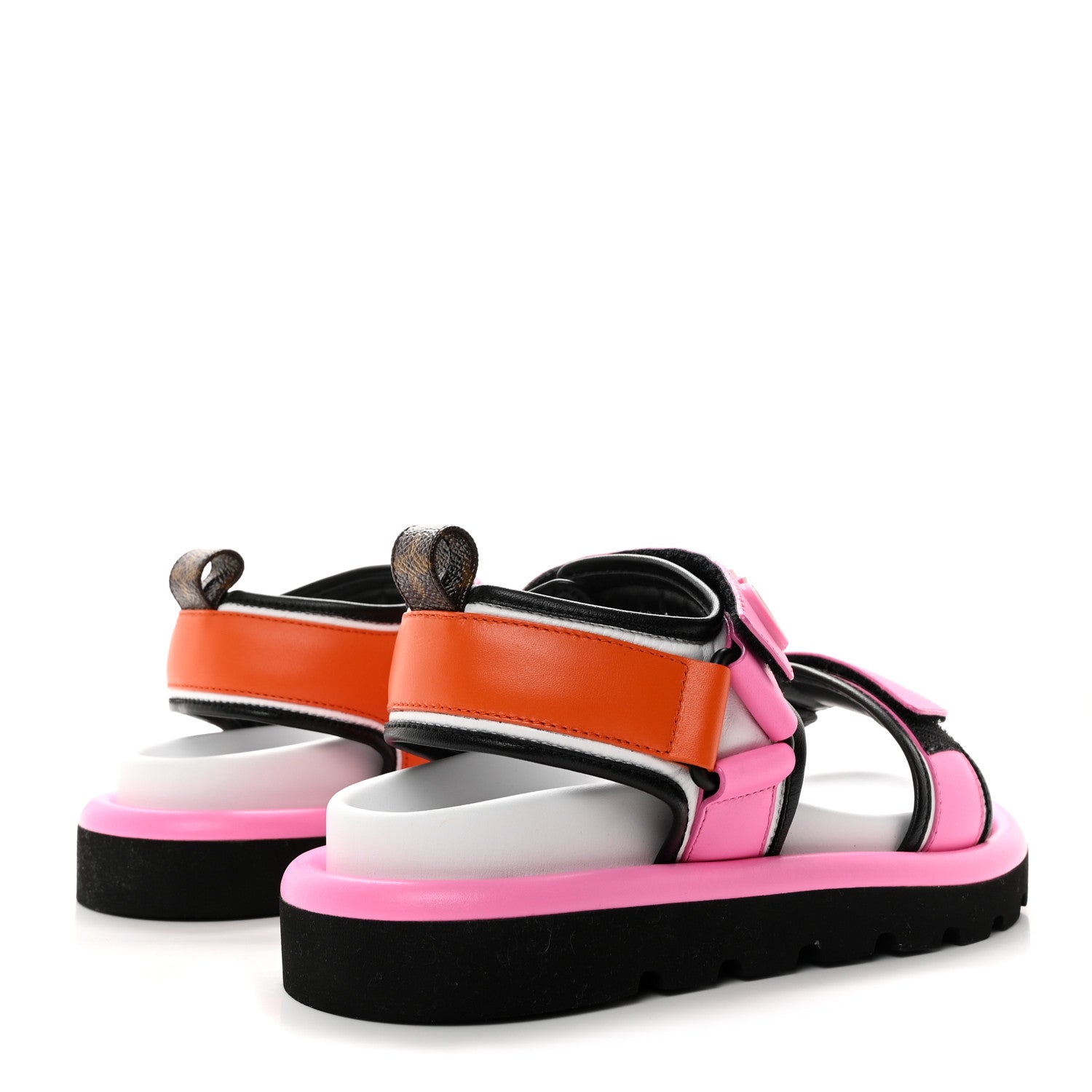 Louis Vuitton Calfskin Monogram Pool Pillow Flat Comfort Sandals 36 Pink 4 of 8