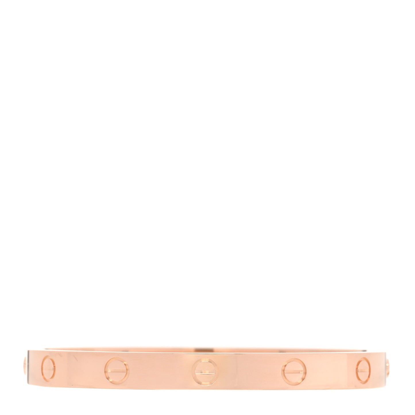 18K Pink Gold LOVE Bracelet 17