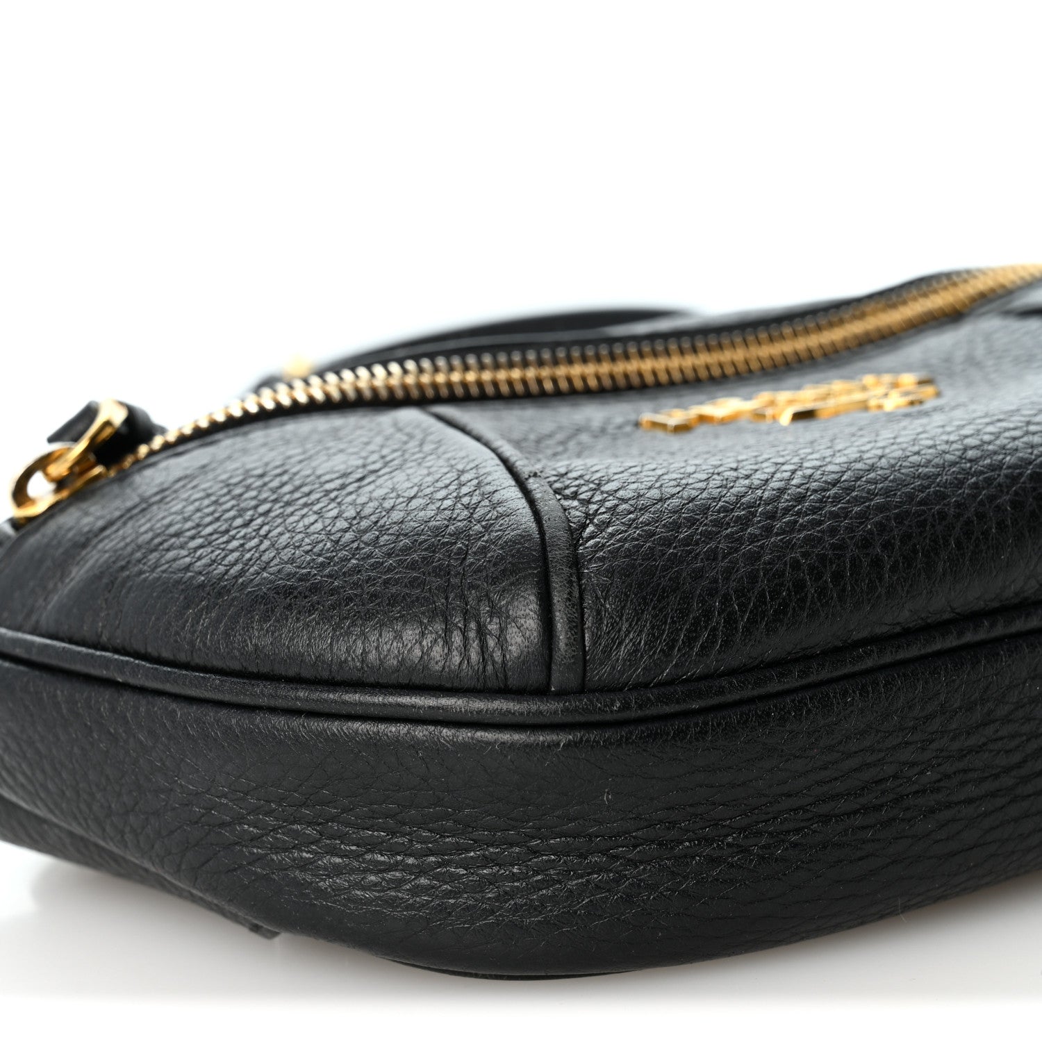 Prada Vitello Daino Small Belt Bag Black 8 of 9
