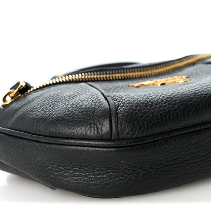 Prada Vitello Daino Small Belt Bag Black 8 of 9