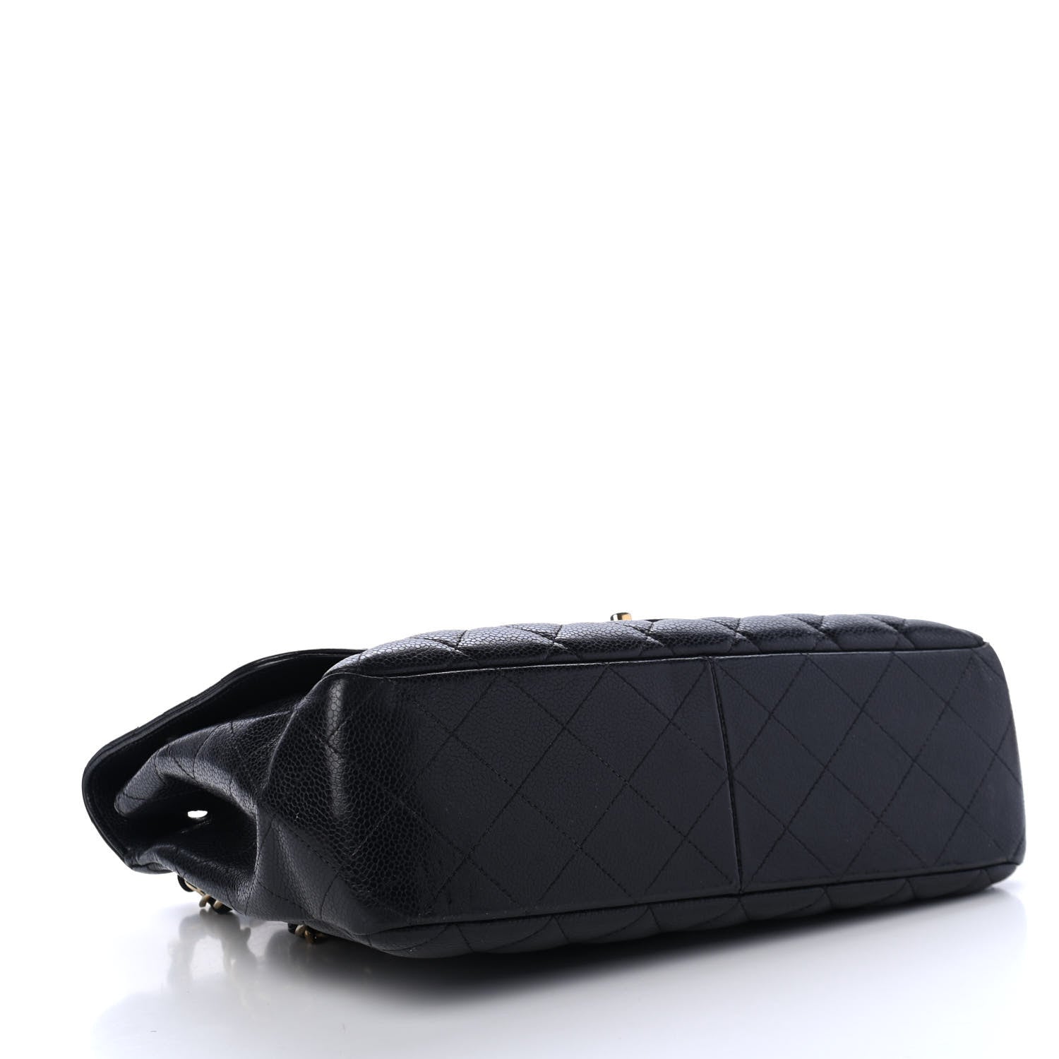 Chanel Caviar Quilted Jumbo Single Flap Black 3 of 4